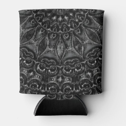 Charcoal Mandala Blikjeskoeler (Voorkant)