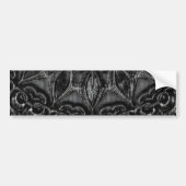 Charcoal Mandala Bumpersticker (Voorkant)