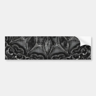 Charcoal Mandala Bumpersticker