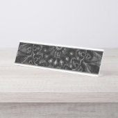 Charcoal Mandala Bureau Naambordje (Voorkant)