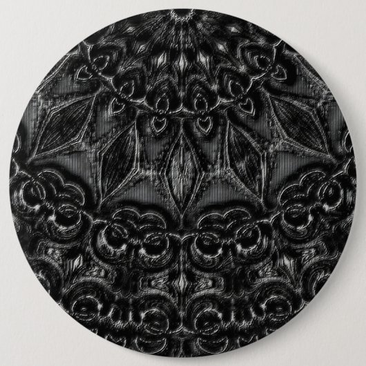 Charcoal Mandala Button (Voorkant)