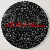 Charcoal Mandala Button (Voorkant)