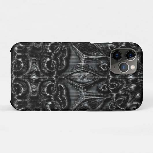 Charcoal Mandala Case-Mate iPhone Case (Achterkant (horizontaal))