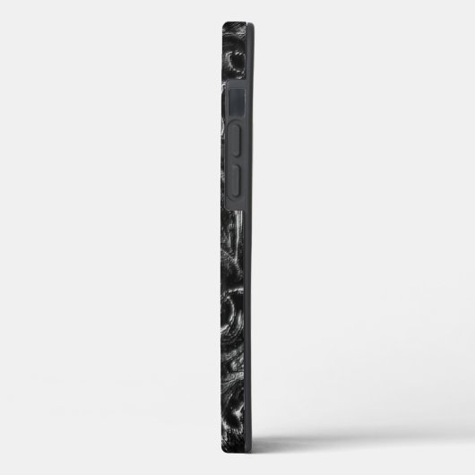 Charcoal Mandala Case-Mate iPhone Case (Achterkant / Links)