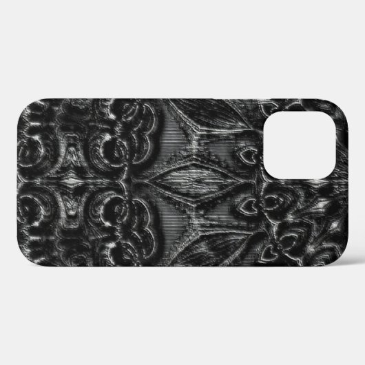 Charcoal Mandala Case-Mate iPhone Case (Achterkant (horizontaal))