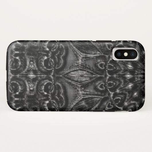 Charcoal Mandala Case-Mate iPhone Case (Achterkant (horizontaal))