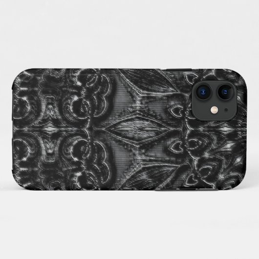 Charcoal Mandala Case-Mate iPhone Case (Achterkant (horizontaal))