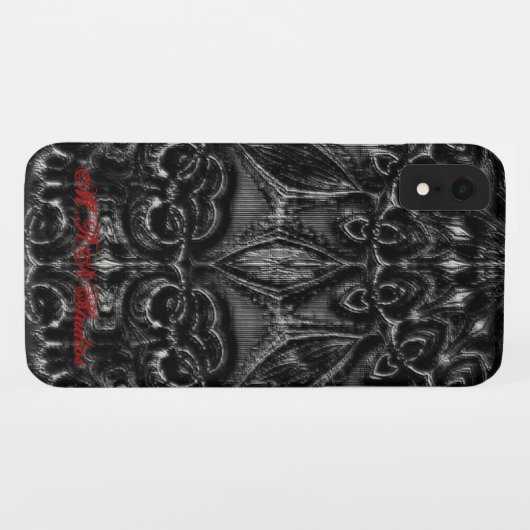Charcoal Mandala Case-Mate iPhone Case (Achterkant (horizontaal))