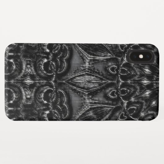 Charcoal Mandala Case-Mate iPhone Case (Achterkant (horizontaal))