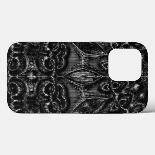 Charcoal Mandala Case-Mate iPhone Case (Achterkant (horizontaal))