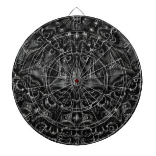 Charcoal Mandala Dartbord