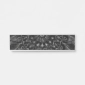 Charcoal Mandala Deurbordje (Voorkant)