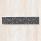 Charcoal Mandala Deurbordje (Voorkant)