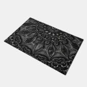 Charcoal Mandala Deurmat (Schuin)