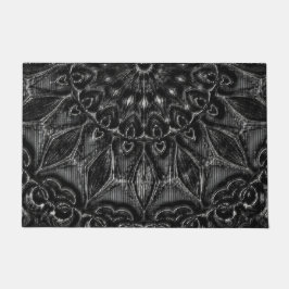 Charcoal Mandala Deurmat