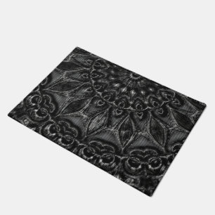 Charcoal Mandala Doormat Deurmat