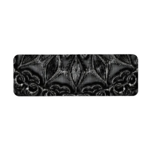Charcoal Mandala Etiket