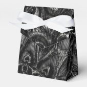Charcoal Mandala FAVOR BOX Bedankdoosjes (Voorkant Zijde)