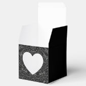 Charcoal Mandala Favor Box Bedankdoosjes (Geopend)