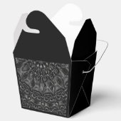 Charcoal Mandala Favor Box Bedankdoosjes (Geopend)