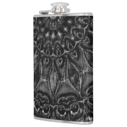 Charcoal Mandala Flask Heupfles (Links)