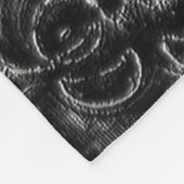 Charcoal Mandala Fleece Blanket (Hoek)