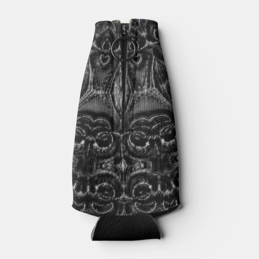 Charcoal Mandala Flesjeskoeler (Achterkant)