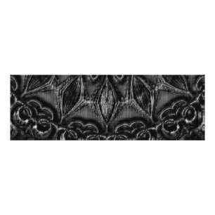 Charcoal Mandala Foto afdrukken