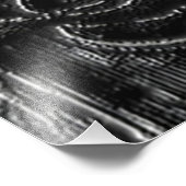 Charcoal Mandala Foto afdrukken (Hoek)