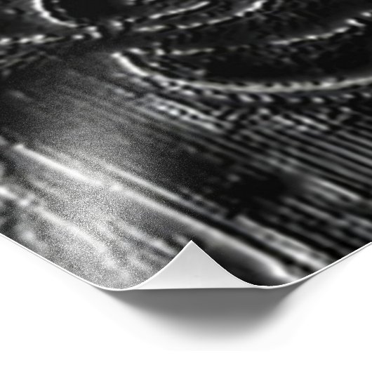 Charcoal Mandala Foto afdrukken (Hoek)