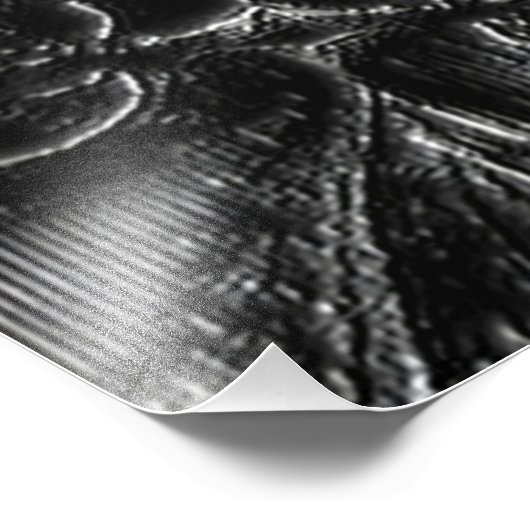 Charcoal Mandala Foto afdrukken (Hoek)