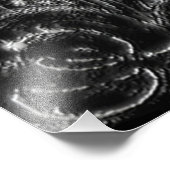 Charcoal Mandala Foto afdrukken (Hoek)