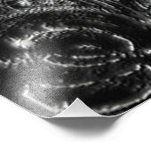 Charcoal Mandala Foto afdrukken (Hoek)