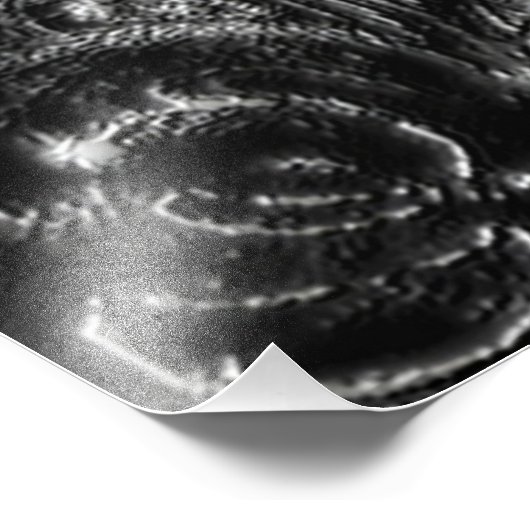 Charcoal Mandala Foto afdrukken (Hoek)