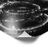 Charcoal Mandala Foto afdrukken (Hoek)