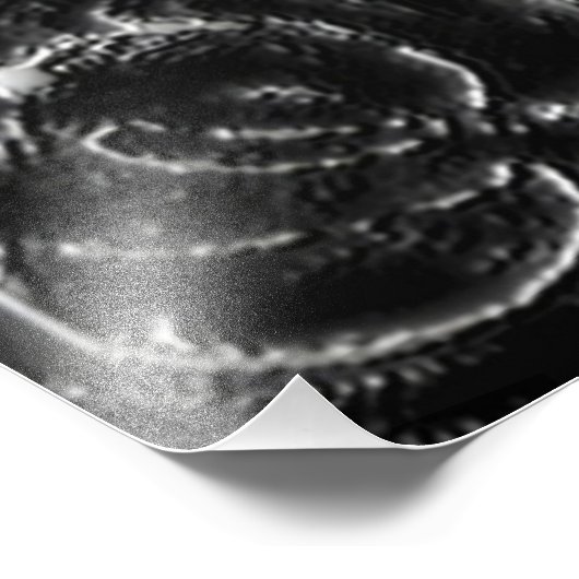 Charcoal Mandala Foto afdrukken (Hoek)