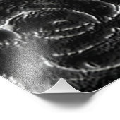 Charcoal Mandala Foto afdrukken (Hoek)