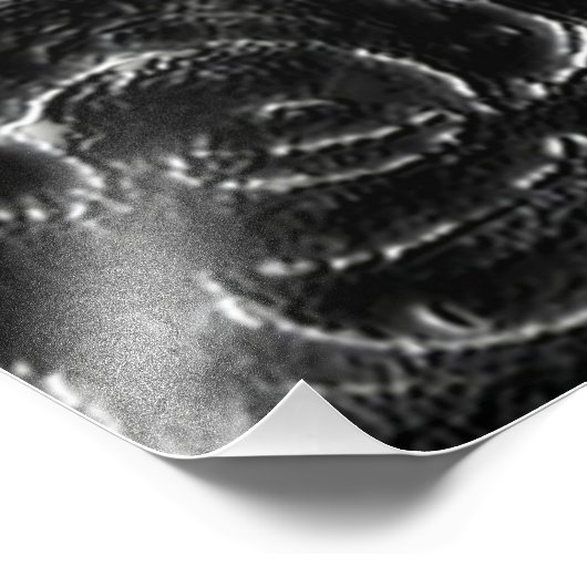 Charcoal Mandala Foto afdrukken (Hoek)