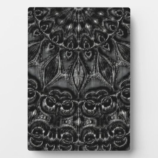 Charcoal Mandala Fotoplaat (voorkant)