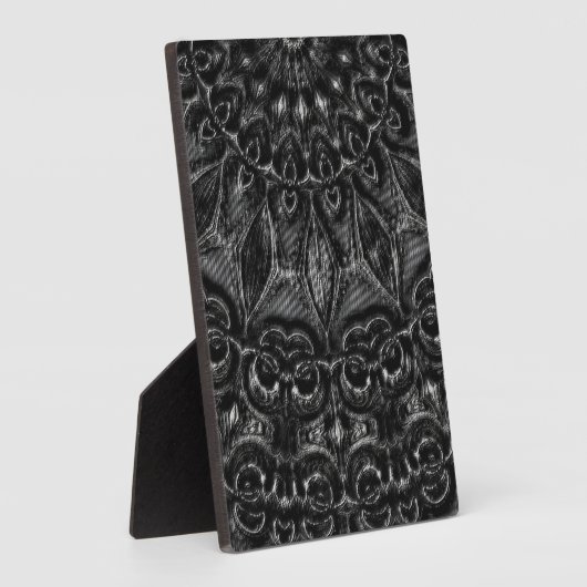 Charcoal Mandala Fotoplaat (Zijkant)