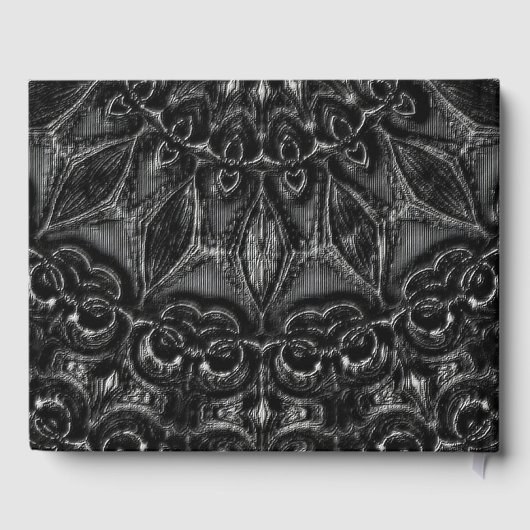Charcoal Mandala Gastenboek (Achterkant)