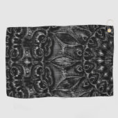 Charcoal Mandala Golfhanddoek (Horizontaal)