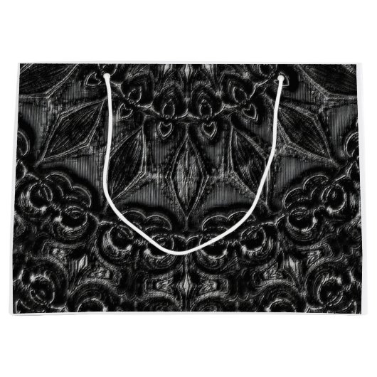 Charcoal Mandala Groot Cadeauzakje (Voorkant)