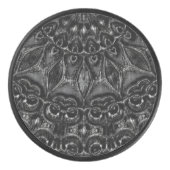 Charcoal Mandala Hockey Puck (Voorkant)