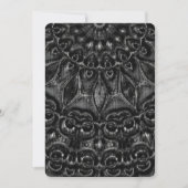 Charcoal Mandala Holiday Kaart (Voorkant)