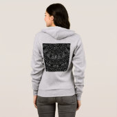 Charcoal Mandala Hoodie (Achterkant volledig)