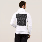 Charcoal Mandala Hoodie (Achterkant volledig)