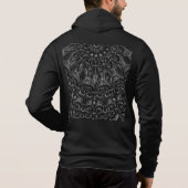 Charcoal Mandala Hoodie (Achterkant)