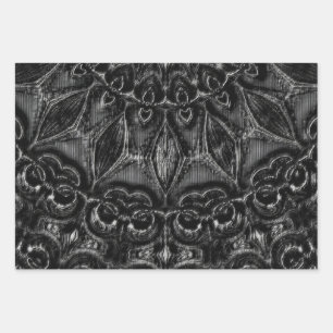 Charcoal Mandala Inpakpapier Vel