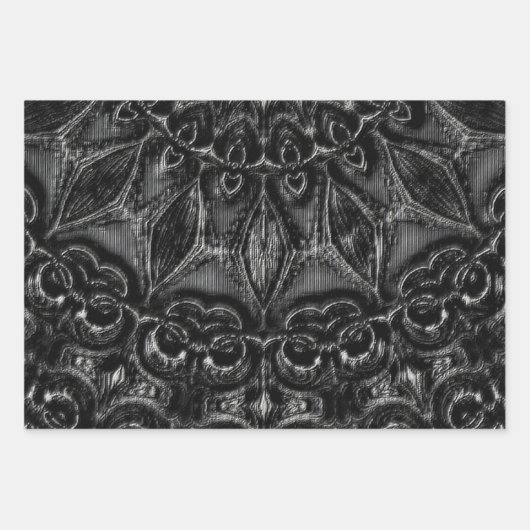 Charcoal Mandala  Inpakpapier Vel (Voorkant 2)